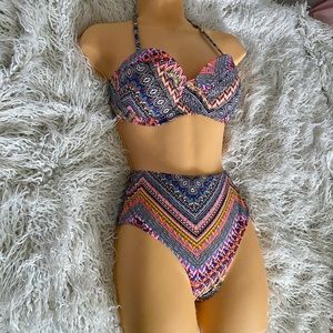 Urban Outfitters Bohemian Print Bikini